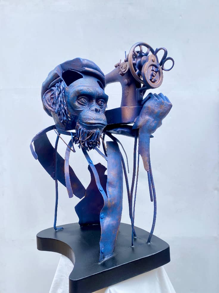 "All Animal Are Equal But..." Metall Sculpture by Nwali Emaka Elijah