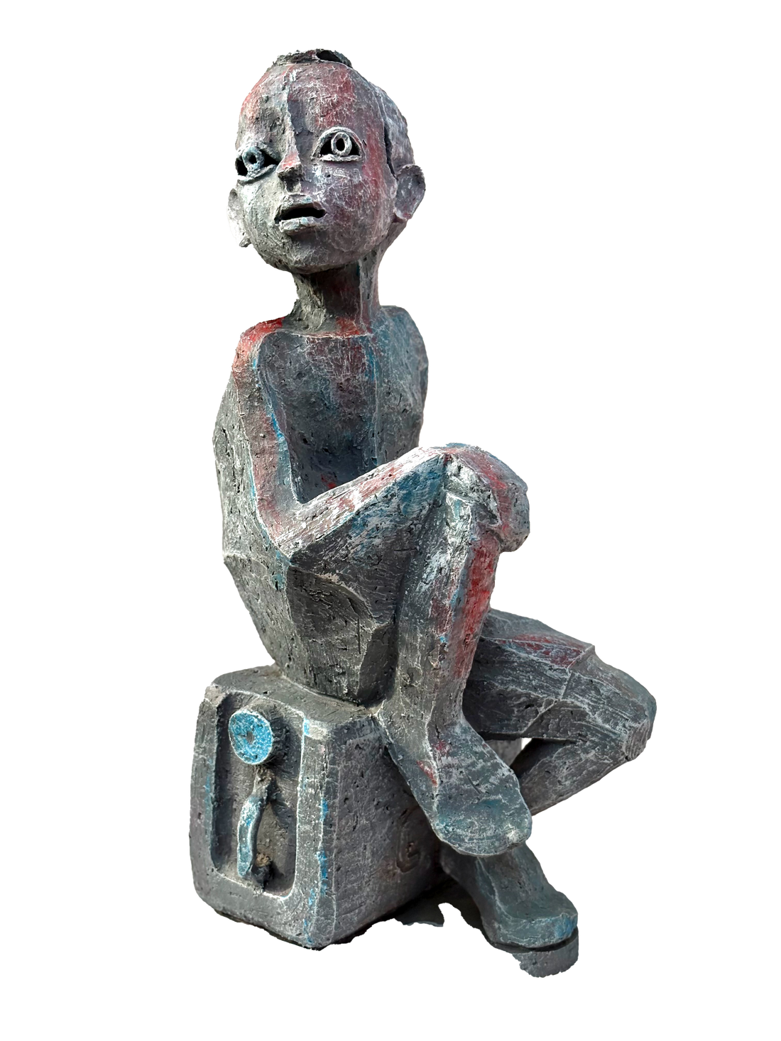 Clay With Pigment Sculpture "Nostalgia"