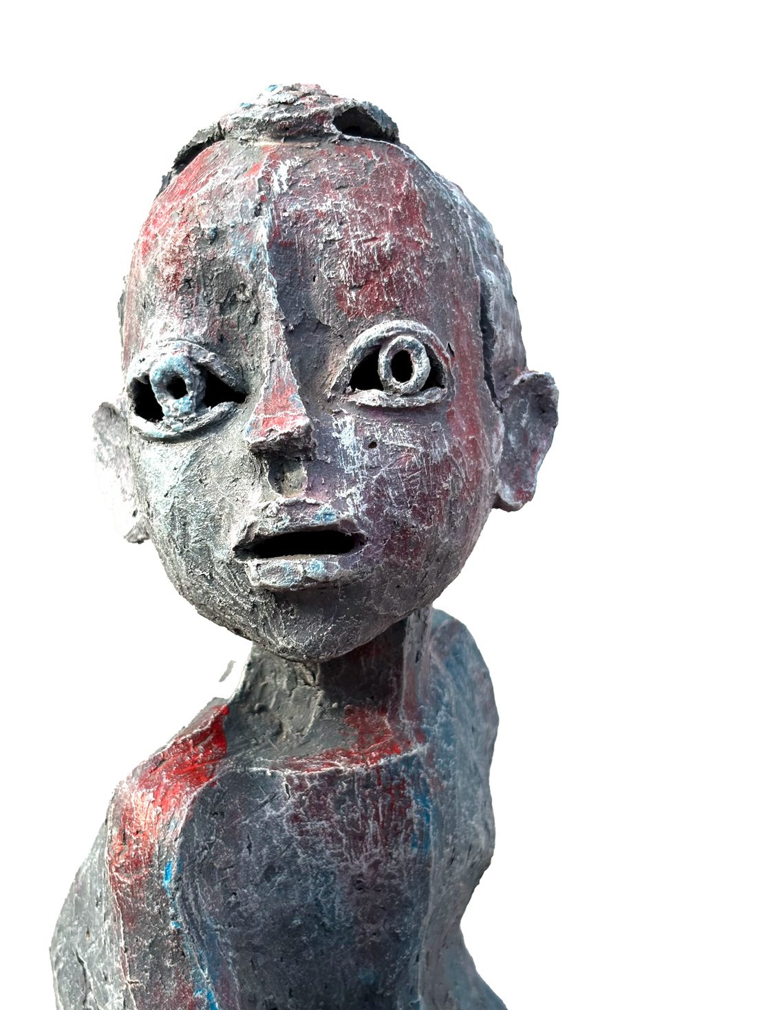 Clay With Pigment Sculpture "Nostalgia"