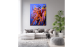 : African Oil Painting by Gilles Samen