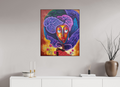 70 x 83,6 cm, Fine Art Print On Alu-Dibond Framed With Artbox Black Journey Of Imperfection IV - Fine Art Print On Alu-Dibond