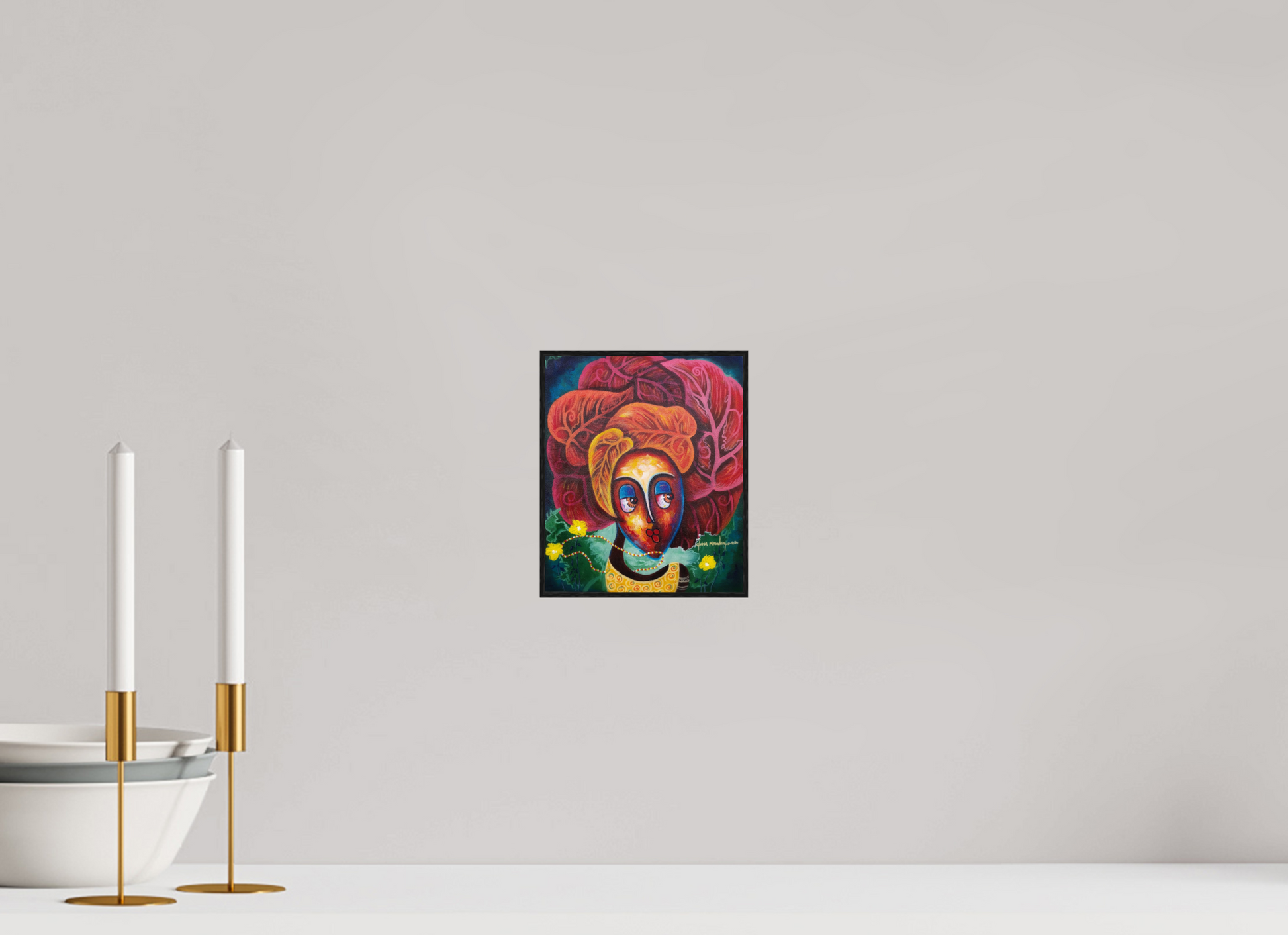 15 x 17,9 cm, Fine Art Print On Alu-Dibond Framed With Artbox Black Journey Of Imperfection V - Fine Art Print On Alu-Dibond