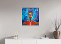 60 x 62,8 cm, Fine Art Print On Alu-Dibond Framed With Artbox Black The King - Fine Art Print On Alu-Dibond