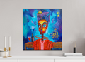 50 x 52,4 cm, Fine Art Print On Alu-Dibond Framed With Artbox Black The King - Fine Art Print On Alu-Dibond