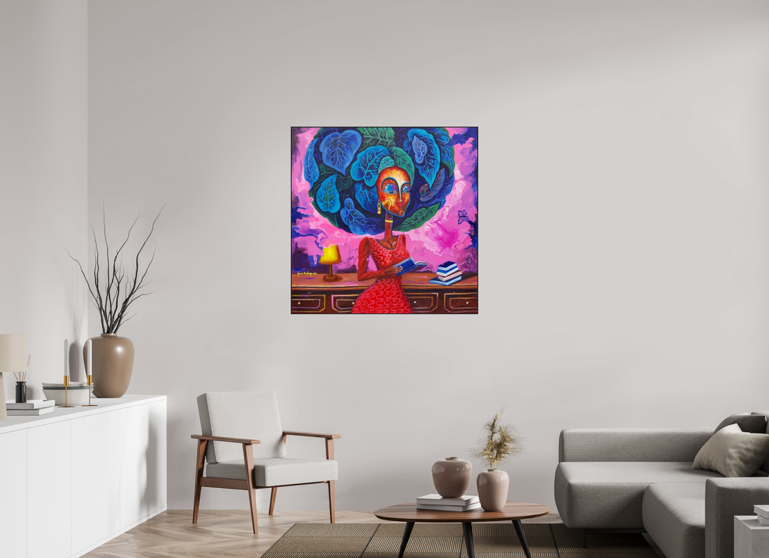 Main image Back To Reading Culture II - Fine Art Print On Alu-Dibond