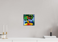 20 x 20 cm, Fine Art Print On Alu-Dibond Framed With Artbox Black Harmony I - Fine Art Print On Alu-Dibond