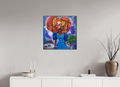 60 x 60 cm, Fine Art Print On Alu-Dibond Framed With Artbox Black Back To Reading Culture I - Fine Art Print On Alu-Dibond