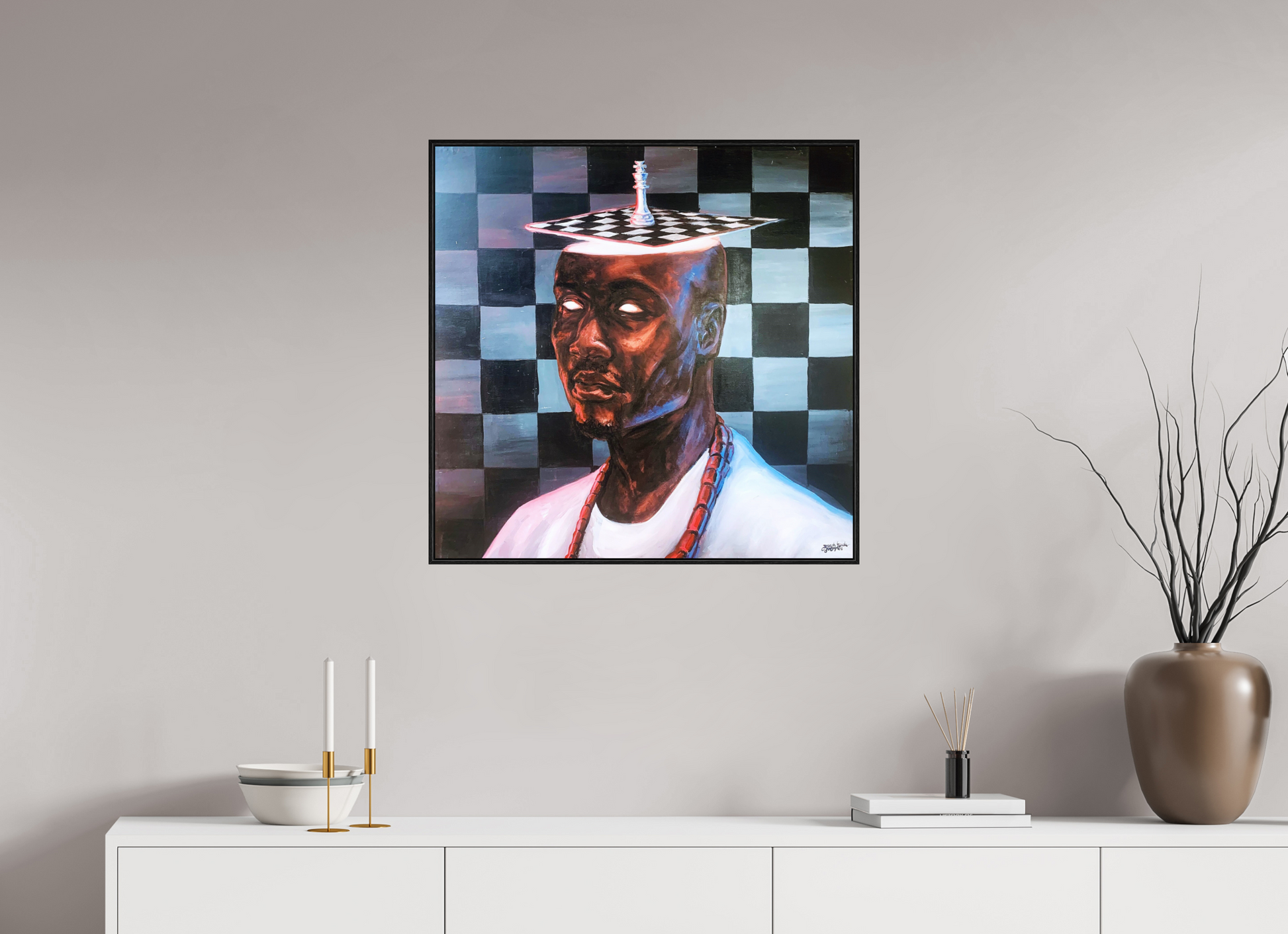 71 x 70 cm, Fine Art Print On Alu-Dibond Brilliance - Fine Art Print On Alu-Dibond
