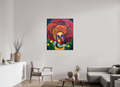 90 x 107,1 cm, Fine Art Print On Alu-Dibond Framed With Artbox Black Journey Of Imperfection V - Fine Art Print On Alu-Dibond