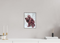 21 x 28 cm, Fine Art Print On Alu-Dibond Framed With Artbox Brown Friendship - Fine Art Print On Alu-Dibond