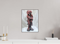 30 x 40 cm, Fine Art Print On Alu-Dibond Framed With Artbox Brown Love And Responsibility - Fine Art Print On Alu-Dibond