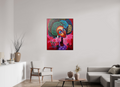 90 x 107,7 cm, Fine Art Print On Alu-Dibond Framed With Artbox Black Journey Of Imperfection I - Fine Art Print On Alu-Dibond