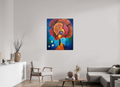 90 x 107,1 cm, Fine Art Print On Alu-Dibond Framed With Artbox Black Journey Of Imperfection II - Fine Art Print On Alu-Dibond