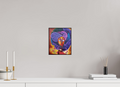 20 x 23,9 cm, Fine Art Print On Alu-Dibond Framed With Artbox Black Journey Of Imperfection IV - Fine Art Print On Alu-Dibond