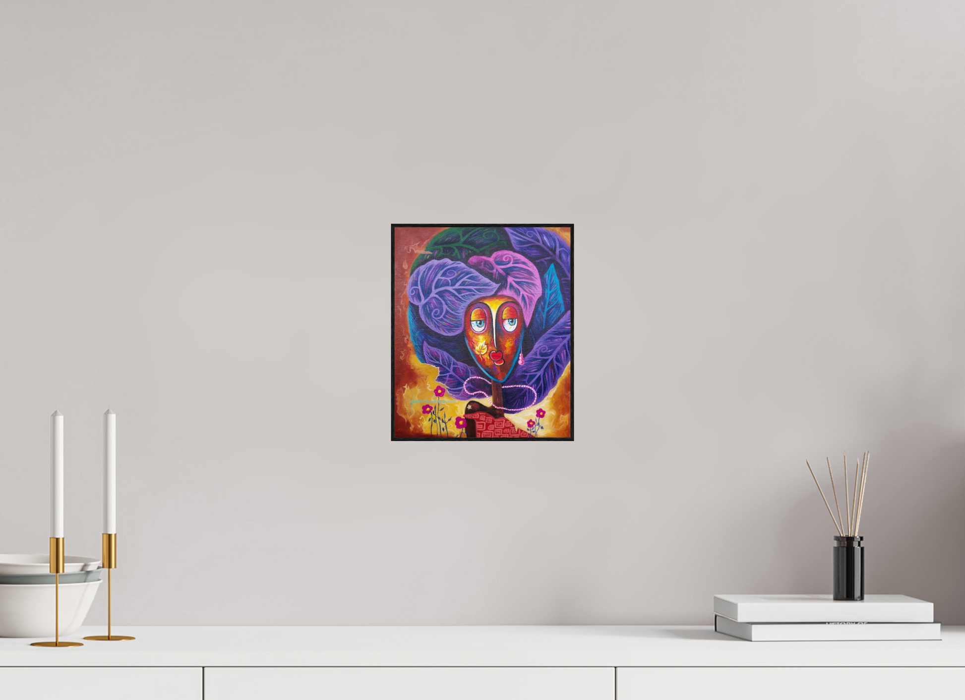 20 x 23,9 cm, Fine Art Print On Alu-Dibond Framed With Artbox Black Journey Of Imperfection IV - Fine Art Print On Alu-Dibond