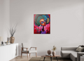 80 x 95,7 cm, Fine Art Print On Alu-Dibond Framed With Artbox Black Journey Of Imperfection I - Fine Art Print On Alu-Dibond