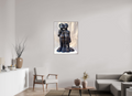 75 x 100 cm, Fine Art Print On Alu-Dibond Framed With Artbox Brown Love And Friendship I - Fine Art Print On Alu-Dibond