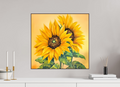 52,5 x 50 cm, Fine Art Print On Alu-Dibond Framed With Artbox Brown The Union Of Contraries - Fine Art Print On Alu-Dibond