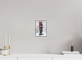 15 x 20 cm, Fine Art Print On Alu-Dibond Framed With Artbox Brown Love And Responsibility - Fine Art Print On Alu-Dibond
