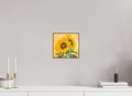 21 x 20 cm, Fine Art Print On Alu-Dibond Framed With Artbox Brown The Union Of Contraries - Fine Art Print On Alu-Dibond