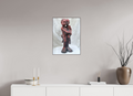 45 x 60 cm, Fine Art Print On Alu-Dibond Framed With Artbox Brown Love And Responsibility - Fine Art Print On Alu-Dibond
