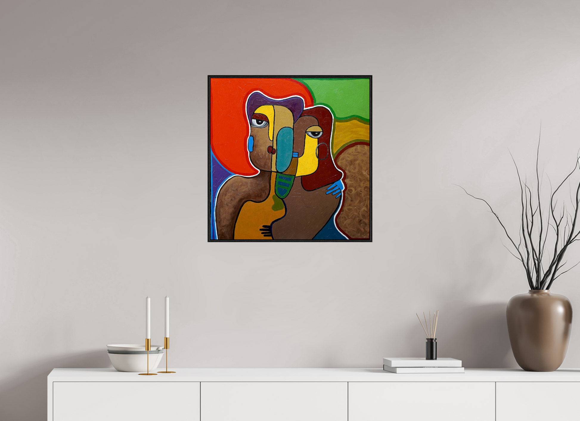 60 x 60,8 cm, Fine Art Print On Alu-Dibond The World Around Us - Fine Art Print On Alu-Dibond