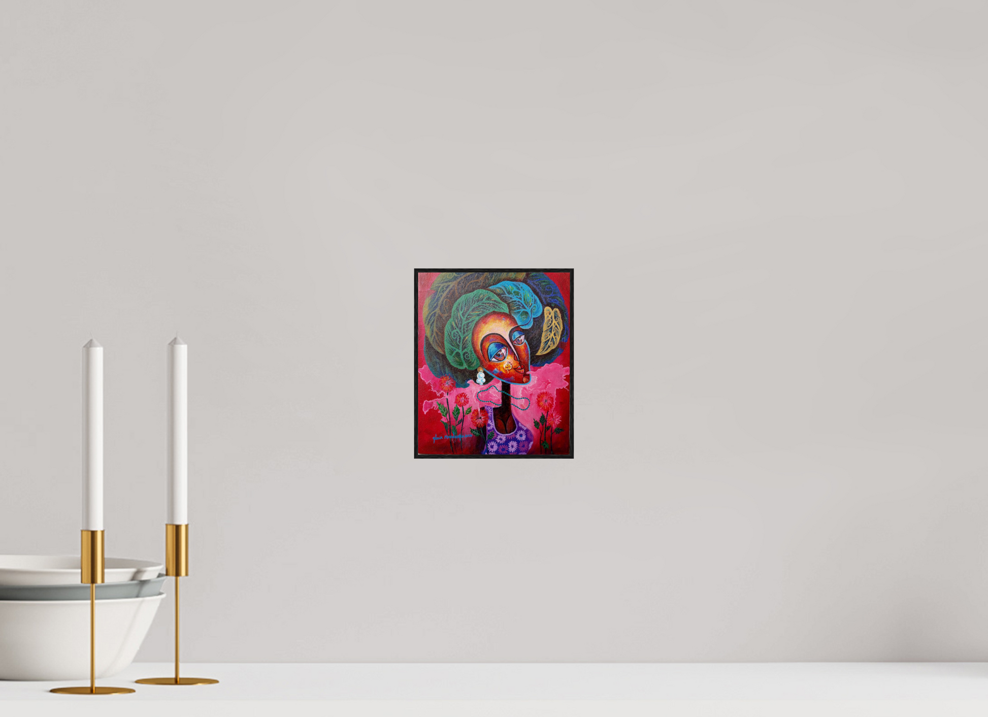 15 x 18 cm, Fine Art Print On Alu-Dibond Framed With Artbox Black Journey Of Imperfection I - Fine Art Print On Alu-Dibond
