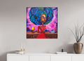 80 x 80 cm, Fine Art Print On Alu-Dibond Framed With Artbox Black Back To Reading Culture II - Fine Art Print On Alu-Dibond