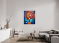 100 x 119 cm, Fine Art Print On Alu-Dibond Framed With Artbox Black Journey Of Imperfection II - Fine Art Print On Alu-Dibond
