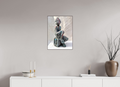 45 x 60 cm, Fine Art Print On Alu-Dibond Framed With Artbox Brown Nostalgia - Fine Art Print On Alu-Dibond
