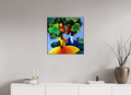 60 x 60 cm, Fine Art Print On Alu-Dibond Framed With Artbox Black Harmony I - Fine Art Print On Alu-Dibond