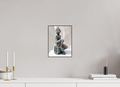 21 x 28 cm, Fine Art Print On Alu-Dibond Framed With Artbox Brown Nostalgia - Fine Art Print On Alu-Dibond