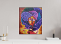 40 x 47,8 cm, Fine Art Print On Alu-Dibond Framed With Artbox Black Journey Of Imperfection IV - Fine Art Print On Alu-Dibond