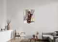 75 x 100 cm, Fine Art Print On Alu-Dibond Framed With Artbox Brown Dreamer - Fine Art Print On Alu-Dibond