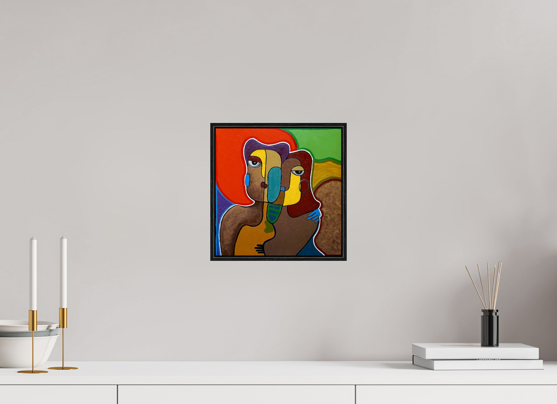25 x 25,3 cm, Fine Art Print On Alu-Dibond The World Around Us - Fine Art Print On Alu-Dibond