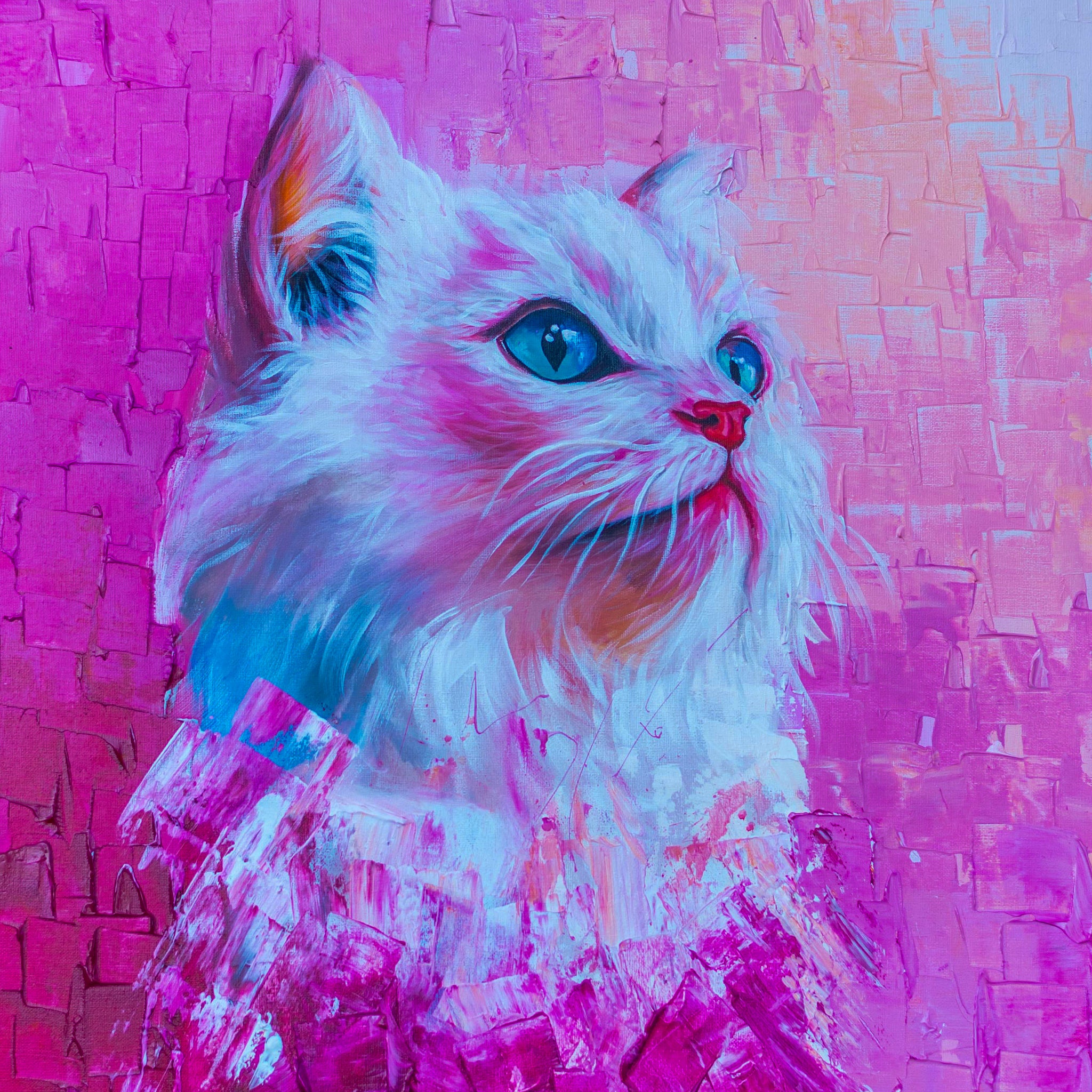 The Pinkest Kitty In Town