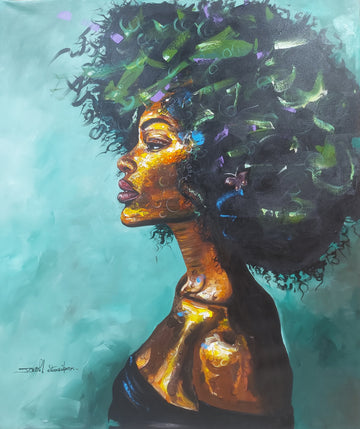 Black Pride: Acryl Painting By Jonathan Leo Kibiki