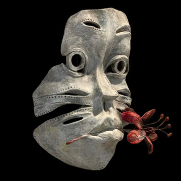 Fine Art Pigment Print under Acrylic Glass Of Original Sculpture "Floral Dream"