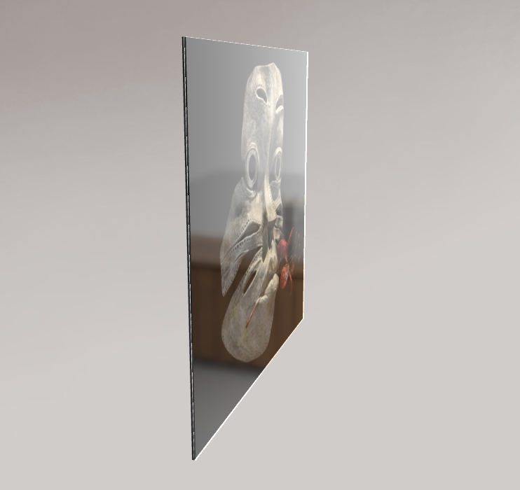 Fine Art Pigment Print under Acrylic Glass Of Original Sculpture "Floral Dream"