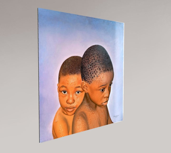 Acryglas Fine Art Print Of Original Oil Painting You're Not Alone