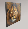 Alu-Dibond Fine Art Print Of Original Acrylic Painting Lion