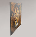 Alu-Dibond Fine Art Print Of Original Acrylic Painting Lion