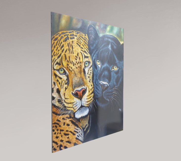 Alu-Dibond Fine Art Print Of Original Acrylic Painting Unity Of Strength