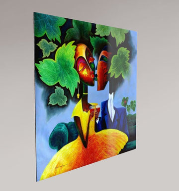 Alu-Dibond Fine Art Print Of Original Mixed Media Painting Harmony