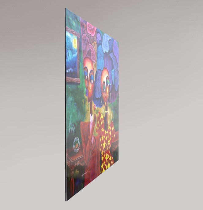 Alu-Dibond Fine Art Print Of Original Mixed Media Painting Harmony