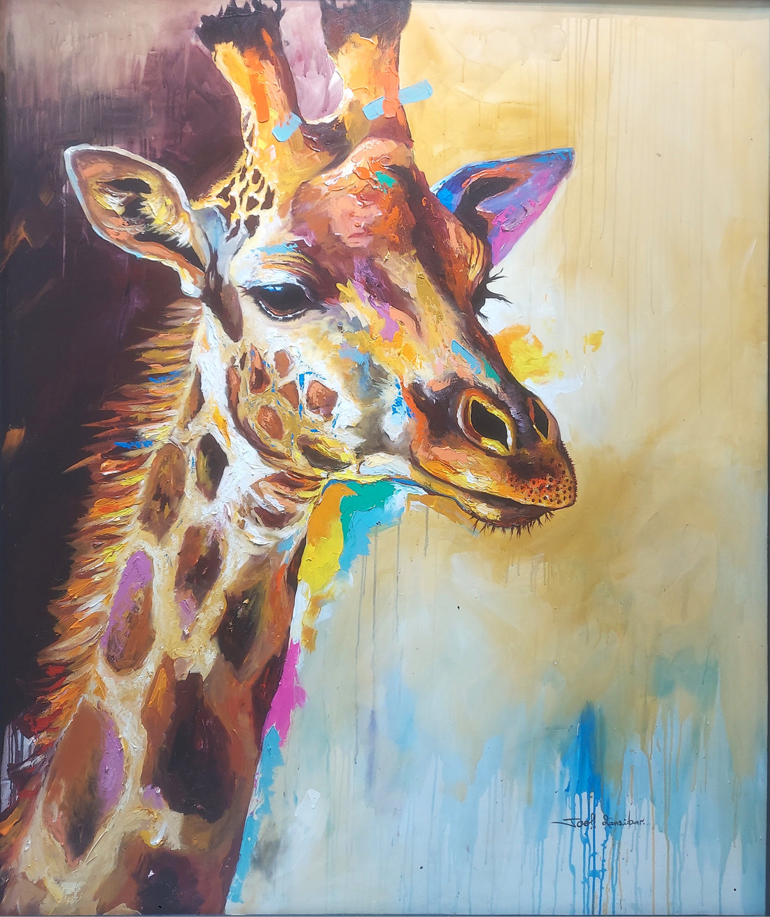Grace In Every Step : African Painting For Sale