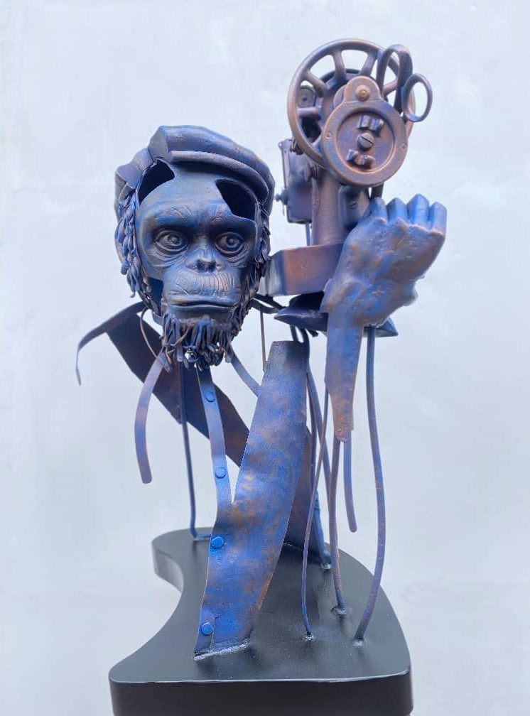 "All Animal Are Equal But..." Metall Sculpture by Nwali Emaka Elijah
