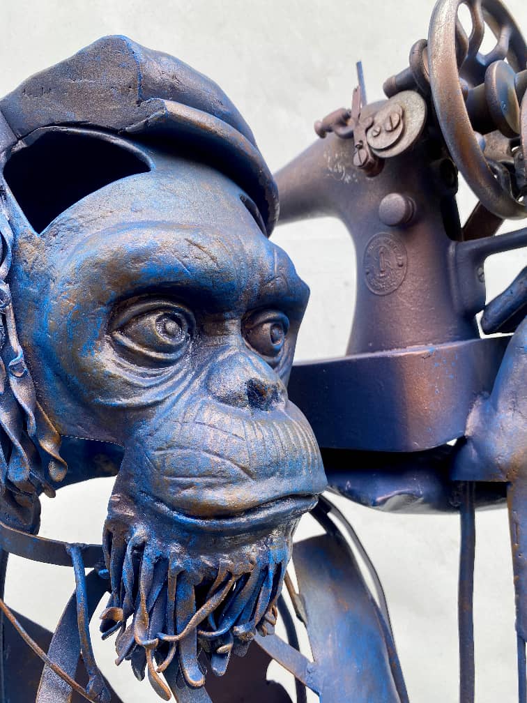 "All Animal Are Equal But..." Metall Sculpture by Nwali Emaka Elijah