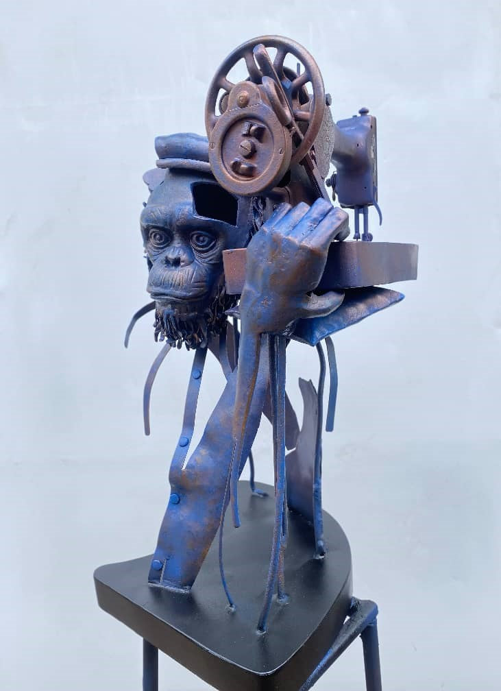 "All Animal Are Equal But..." Metall Sculpture by Nwali Emaka Elijah