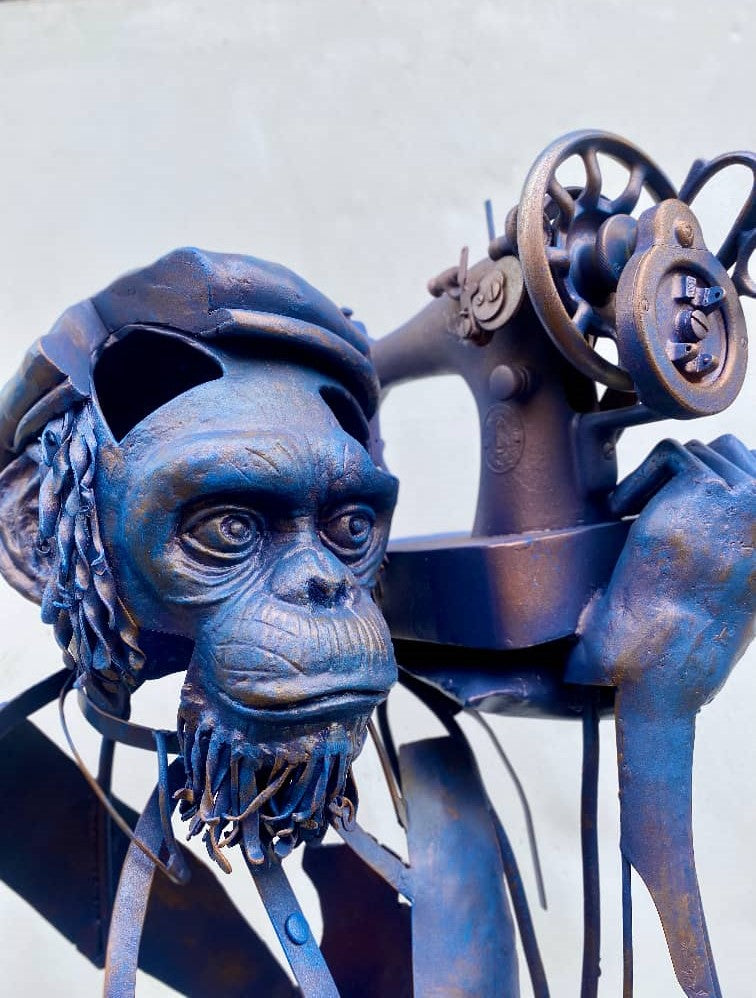 "All Animal Are Equal But..." Metall Sculpture by Nwali Emaka Elijah